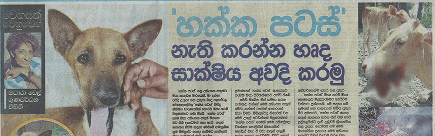 ‘හක්ක පටස්’ නැති කරන්න හෘද සාක්ෂිය අවදි කරමු