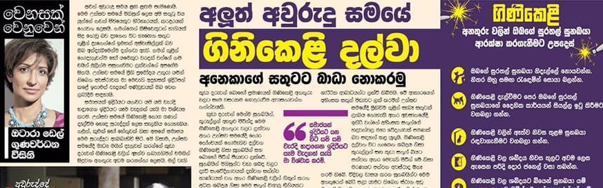 අලුත් අවුරුදු සමයේ ගිනිකෙළි දල්වා අනෙකාගේ සතුටට බාධා නොකරමු.
